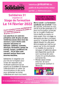 Formation syndicale Précaires